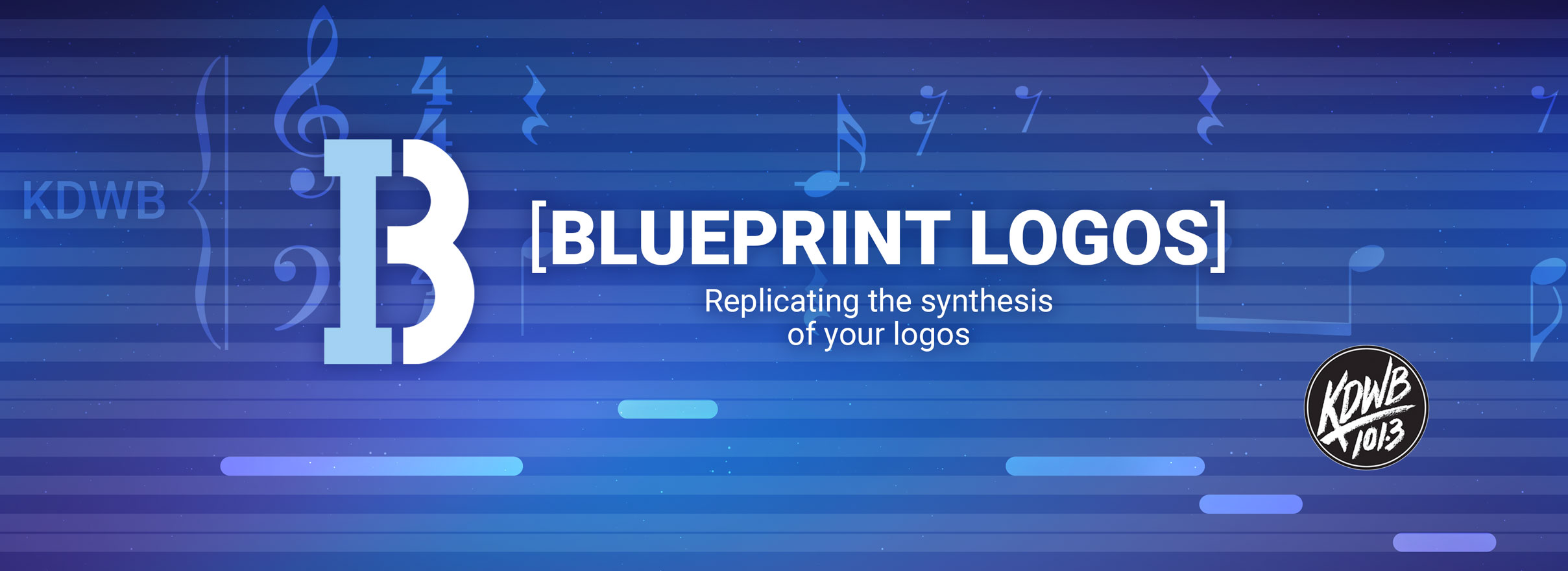 Blueprint Logos: Replicating the synthesis of your logos - KDWB 101.3